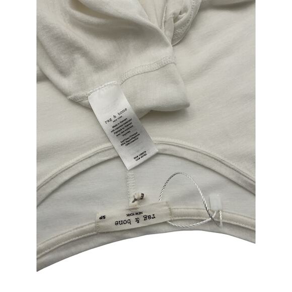 Rag & Bone 'Micheal' White Rayon Tee Size S / P - Picture 4 of 4